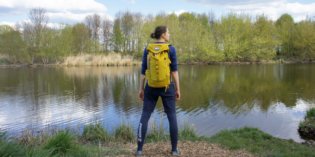 Me, hiking the 66-lakes-trail.