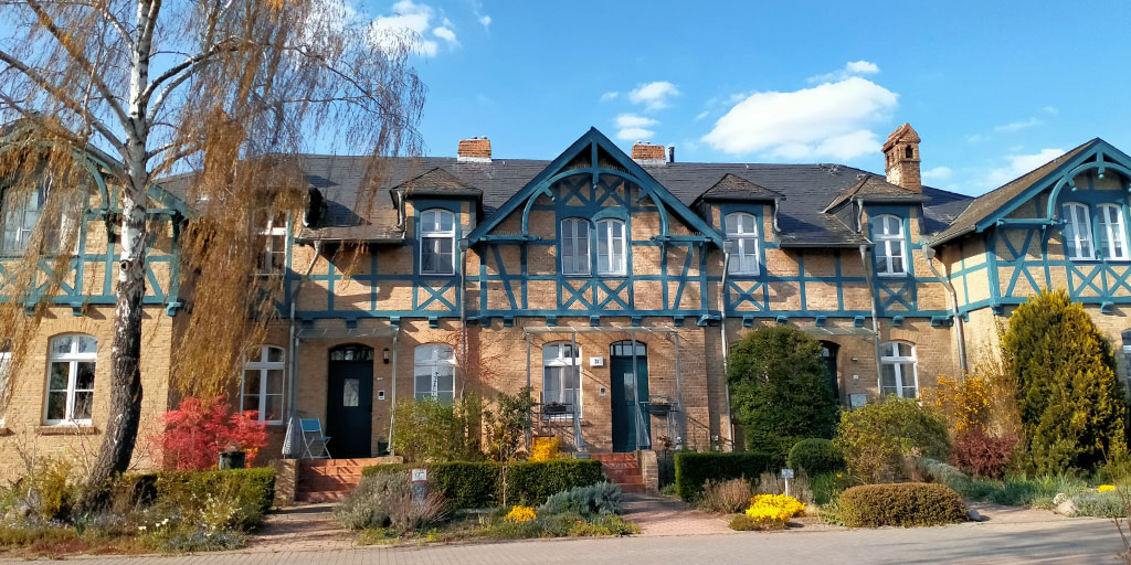 A pretty house in the town of Marquardt.